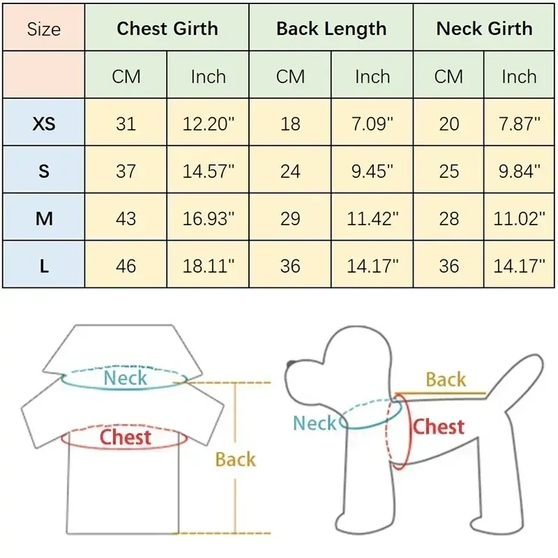Security Cat Clothes Pet Cat Coats Vest Puppy T-Shirt Outfit Warm Pet Clothing Rabbit Animals Pet Costume for Small Dogs