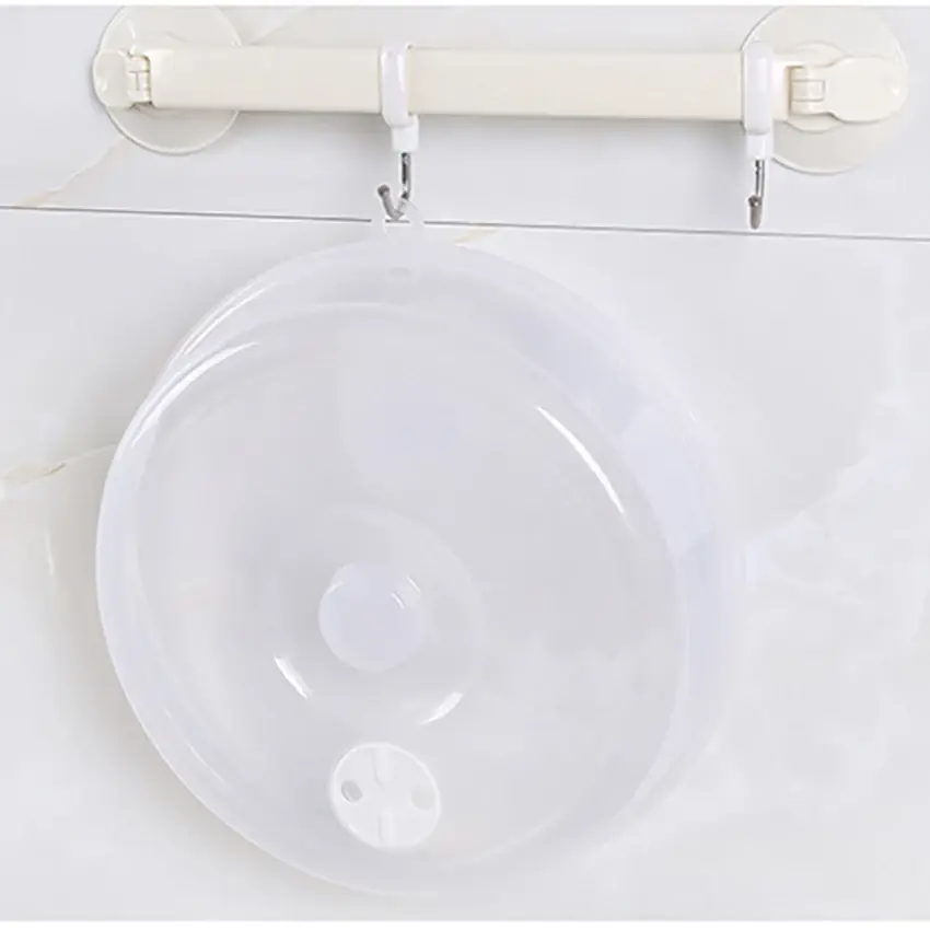 Large Microwave Splatter Cover Lid with Steam Vent Fresh keeping Kitchen Stackable Sealing Disk Cover Universal Plate Bowl Cover