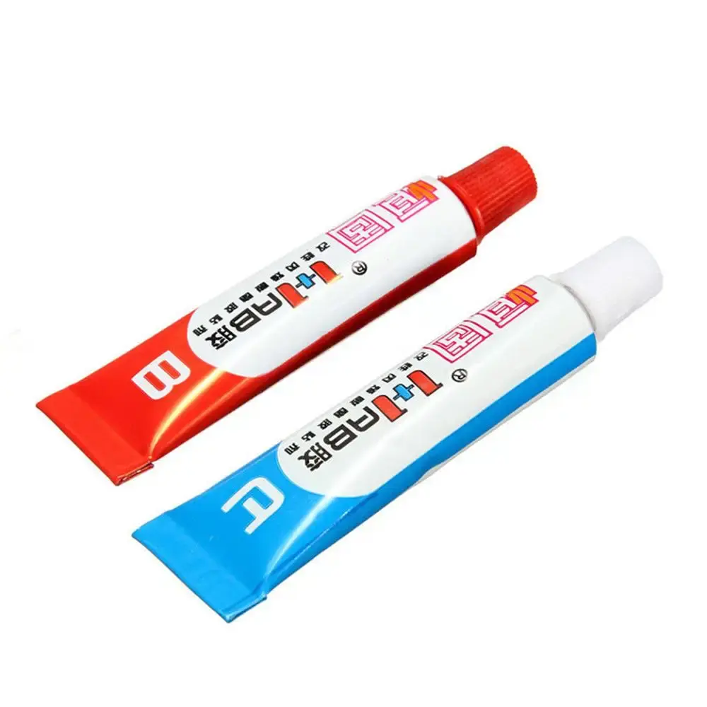Good 2PC/set Super Strong Epoxy Clear Glue AB Adhesive Cold Weld Plastic Metals Glass Rubber 10g