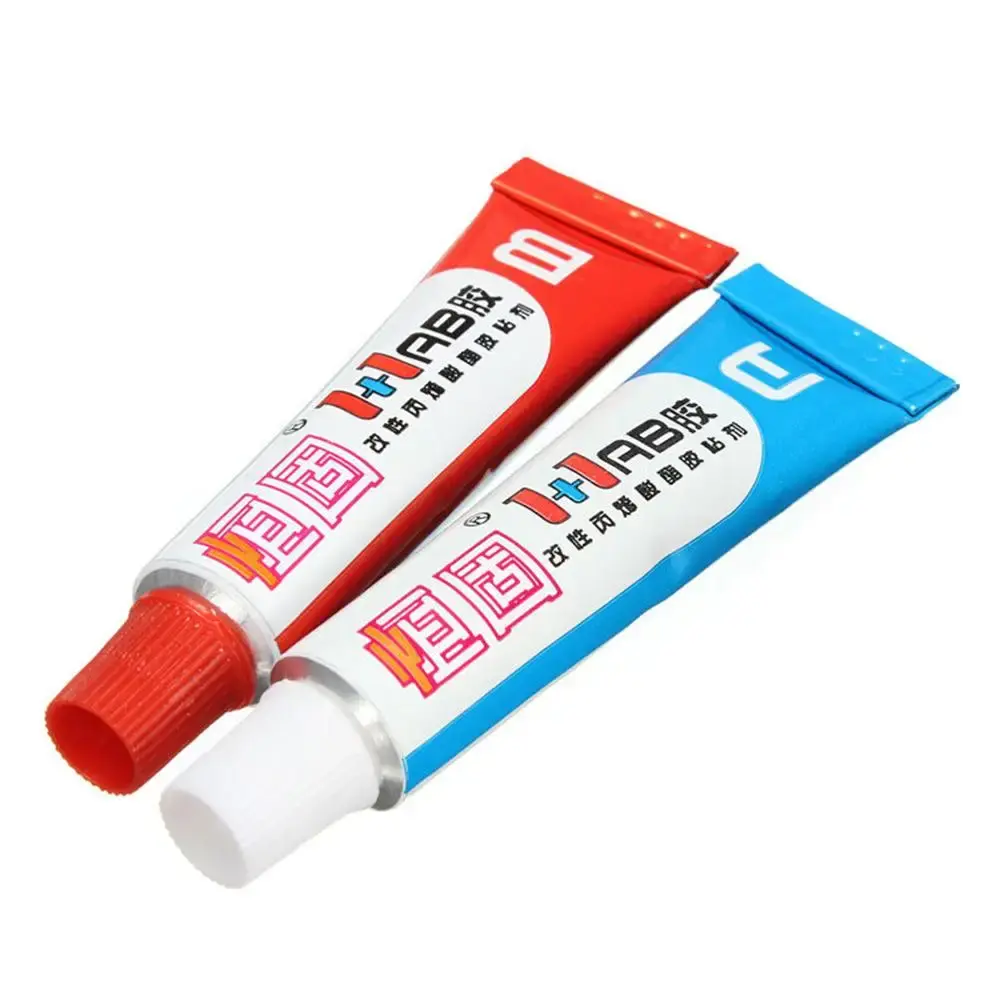 Good 2PC/set Super Strong Epoxy Clear Glue AB Adhesive Cold Weld Plastic Metals Glass Rubber 10g