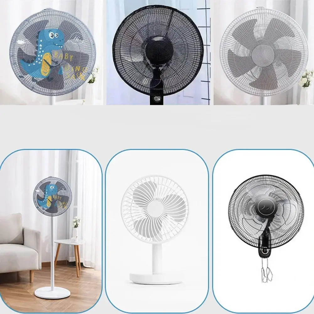 Child Baby Anti-pinch Electric Net Fan Protection Covers Kids Finger Guards Round Fan Electric Fan Cover 40-45cm Universal
