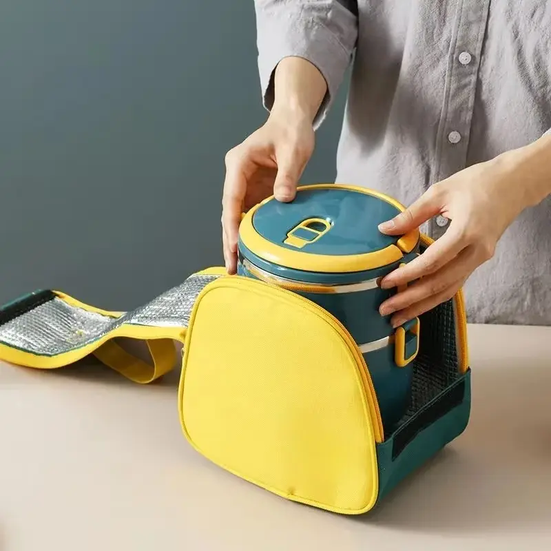1/2/3/4 Layer Portable Lunch Box Thermo Insulation Bento Thermos Containers Bento Bag Food Warmer for Kids Food Containers