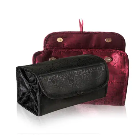 Make Up Cosmetic Bag Case Women Makeup Bag Hanging Toiletries Travel Kit Jewelry Organizer Fold Cosmetic Case Professional