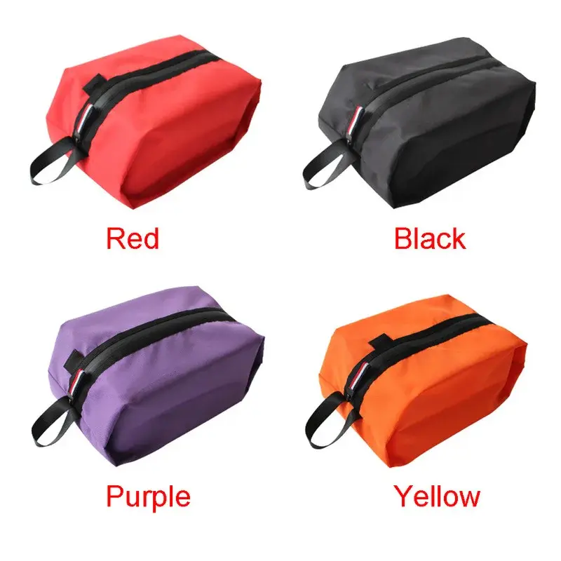 Dustproof Shoes Storage Bags Travel Portable Oxford Shoes Bag with Sturdy Zipper Pouch Case Waterproof Pocket Shoes Organizer