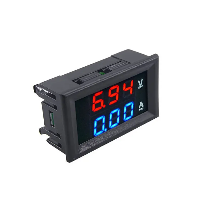 DC 100V 10A Voltmeter Ammeter LED Detector Digital Voltmeter Ammeter Dual Digital Volt Amp Meter Gauge Detector Tester Monitor