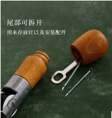 DIY Hand Sewing Machine Waxed Thread for Leather Leather Sewing Tool Leather Craft Edge Stitching Belt Strips Shoemaker Tools