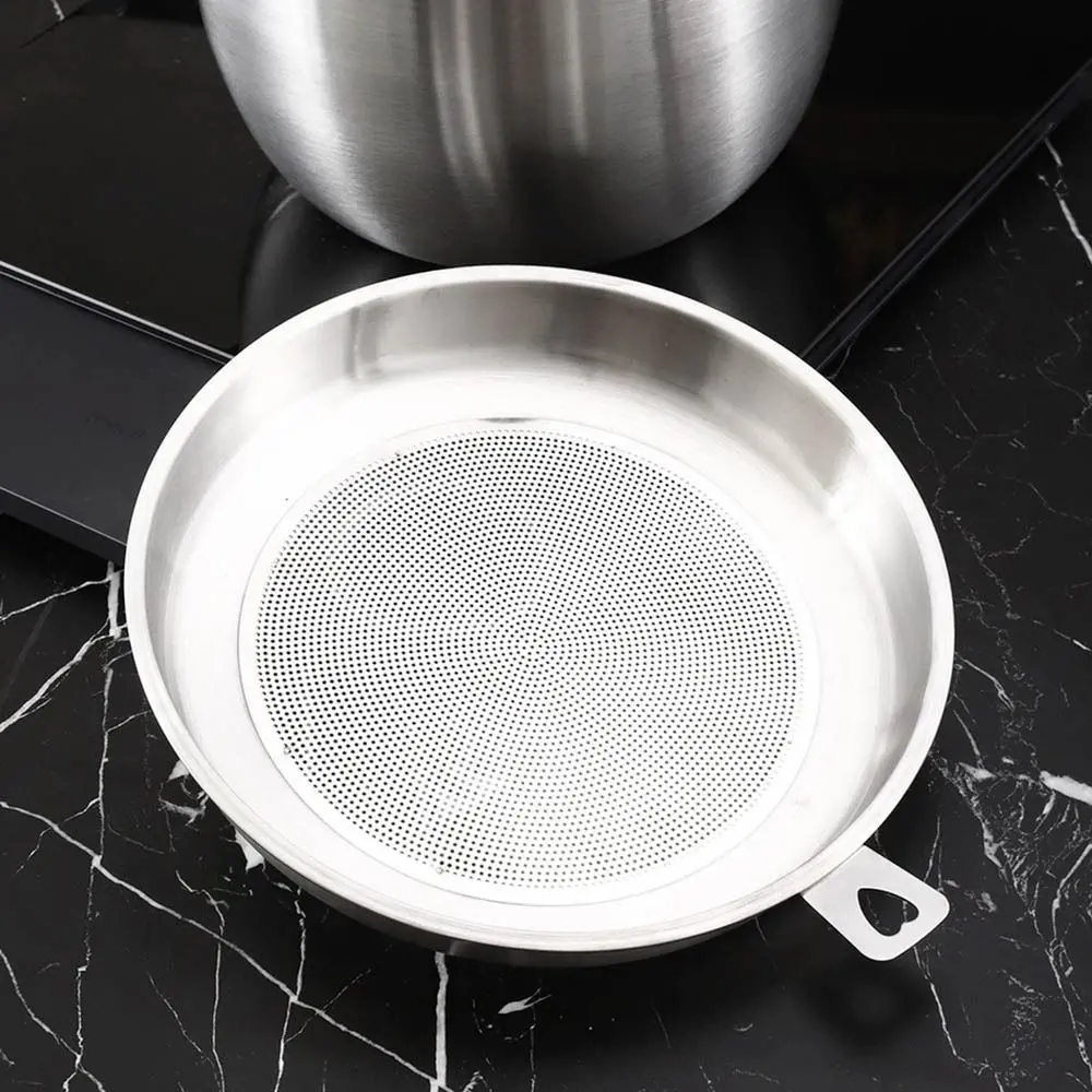 New 2.8L Oil Filter Pot Large Capacity Lard Strainer Cooking Oil Strainer Storage Container Stainless Steel Oil Bottle Kitchen