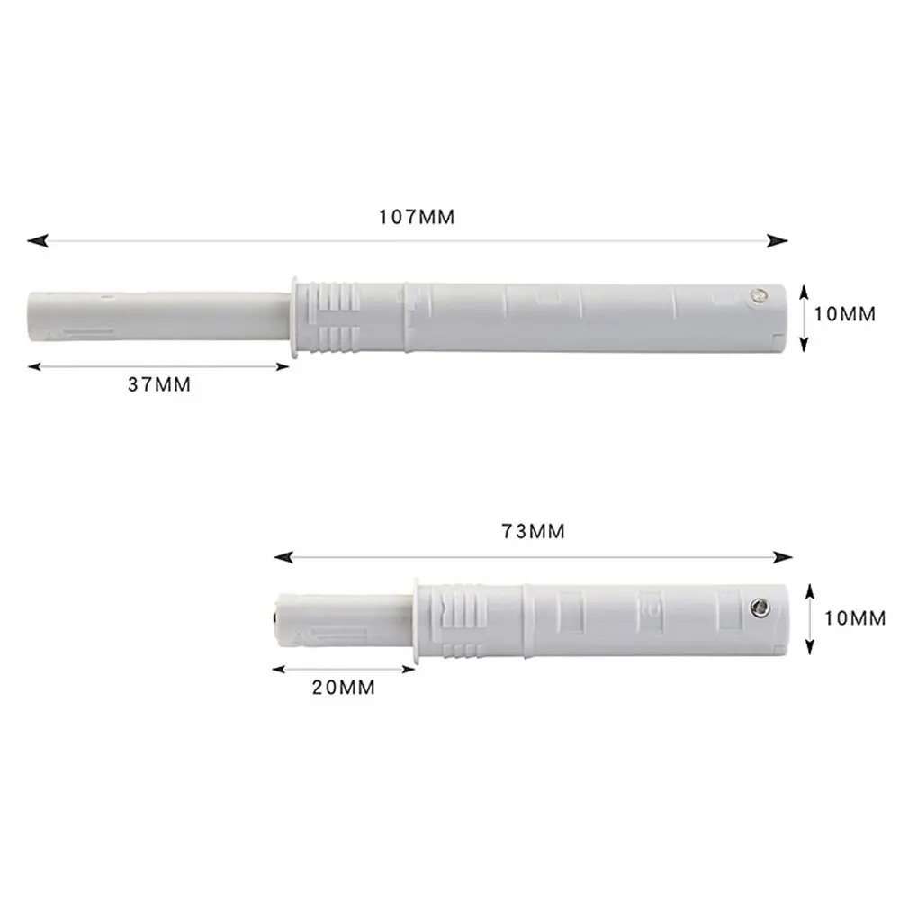 5pcs Hardware Damper Buffers Open Touch Concealed Door Stopper Door Bouncer Cabinet Catches Cabinet Door Suction