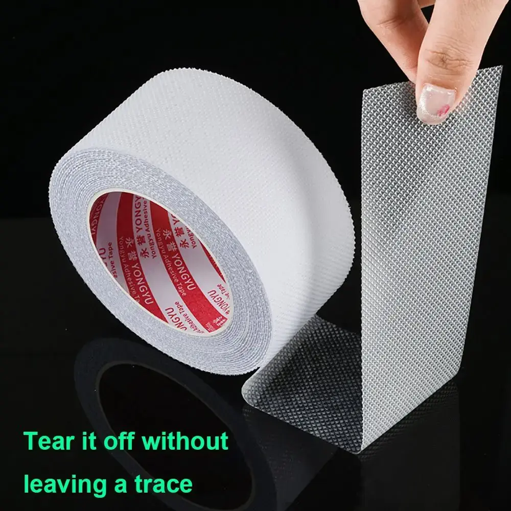 NEW Floor PEVA Tape Grid Texture Waterproof Anti-slip Tape Kitchen Bathtub Stairs Grip Sticker Bathroom