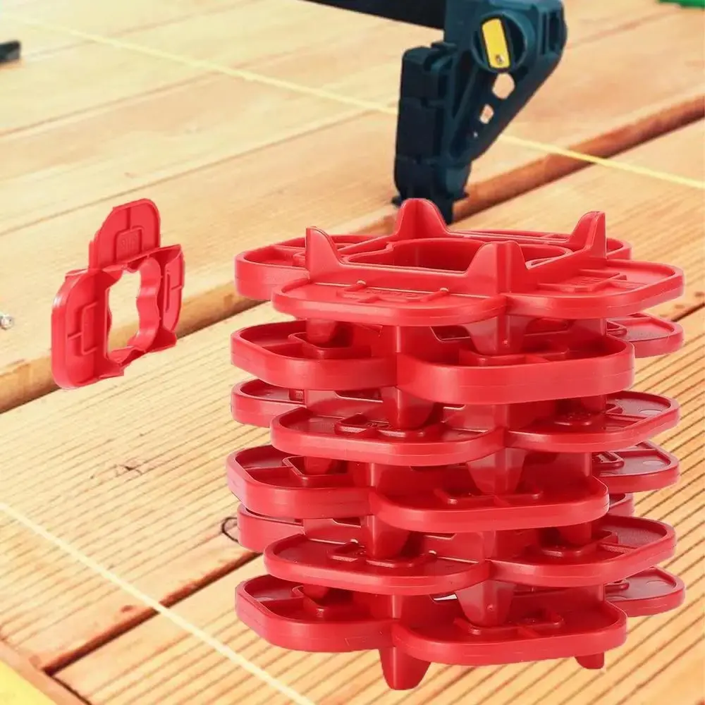 1/4/6Pcs Thickened 4-in-1 Multi-Size Deck Spacer Tool Reusable Plastic Floor Seam Width Tool Multi-function Deck Spacers