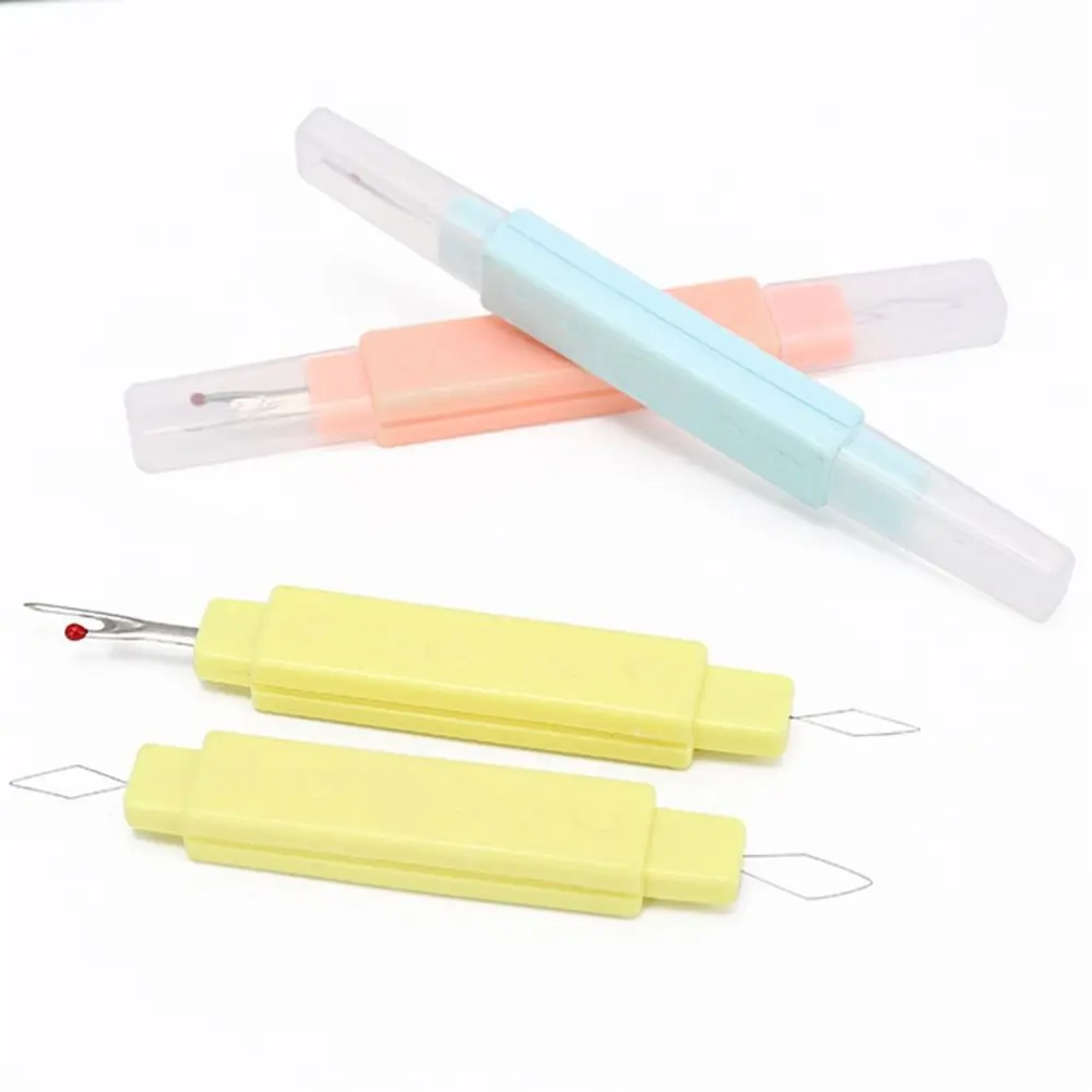 Needlework Sewing Seam Ripper Plastic Handle 2in1 Threads Remove Embroidery Cross Stitch DIY Sewing Accessories Stitch Unpicker