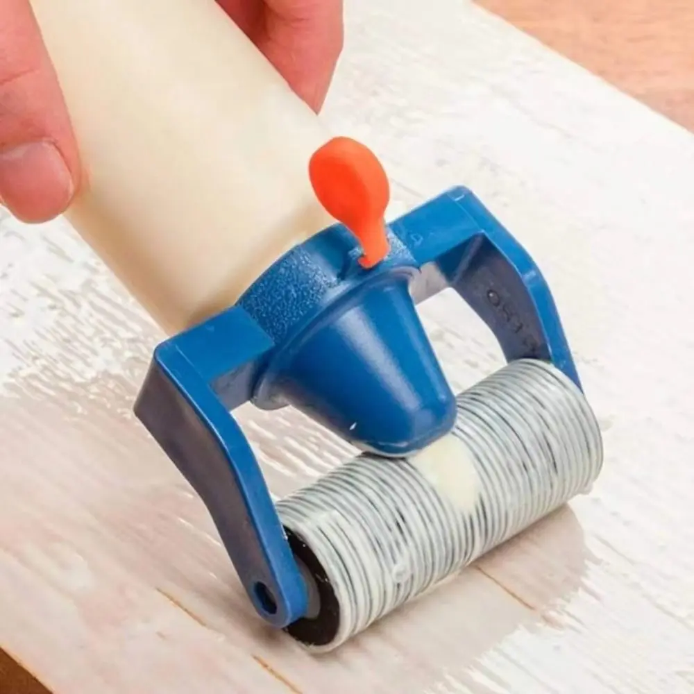 Empty Cap Wood Glue Bottle DIY 8 oz Ounce Applicator Bottle Craft Tool PE Plastic Glue Applicator Roller Dispenser Wood