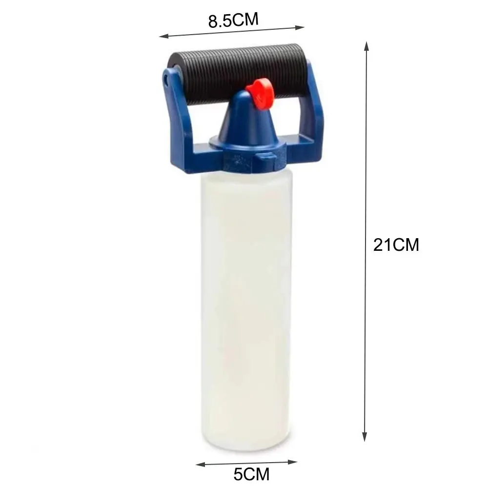 Empty Cap Wood Glue Bottle DIY 8 oz Ounce Applicator Bottle Craft Tool PE Plastic Glue Applicator Roller Dispenser Wood