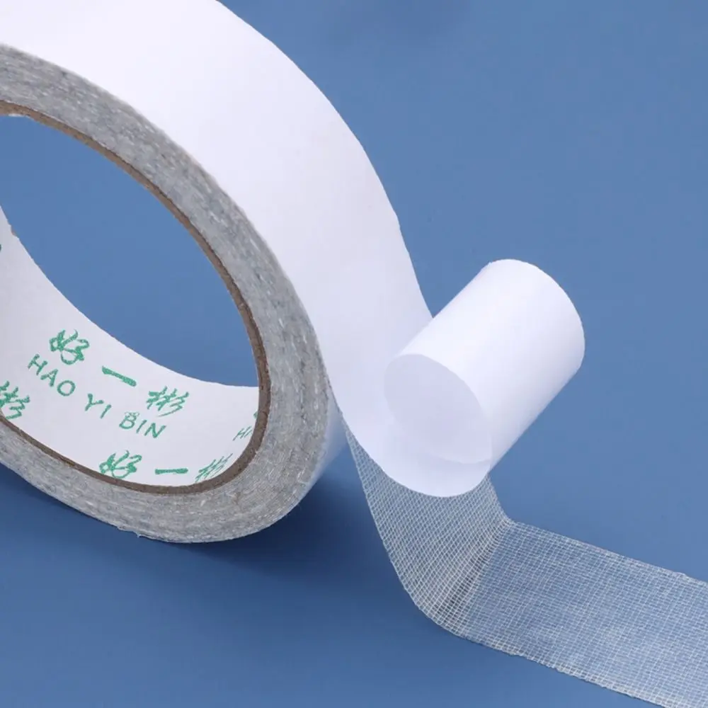 10Yards Non Woven Fabric Hot Melt Double Sided Tape Fastener Bond No Sewing Required Hem Tape Iron Heating Household Repair