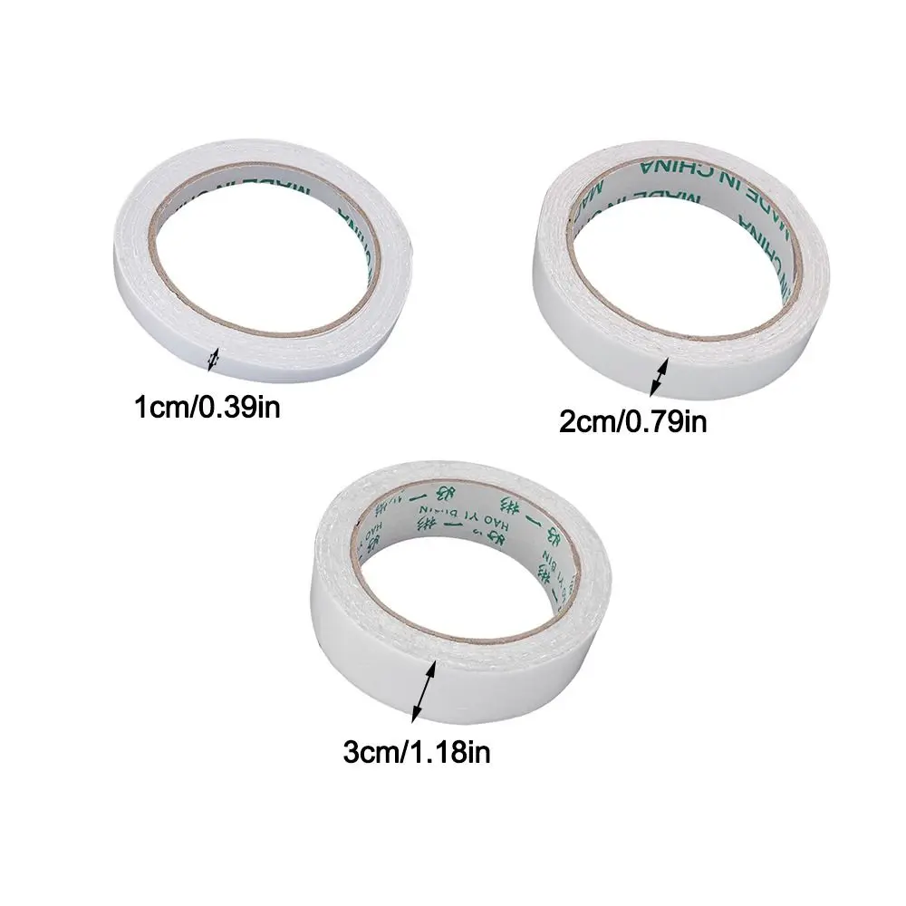 10Yards Non Woven Fabric Hot Melt Double Sided Tape Fastener Bond No Sewing Required Hem Tape Iron Heating Household Repair