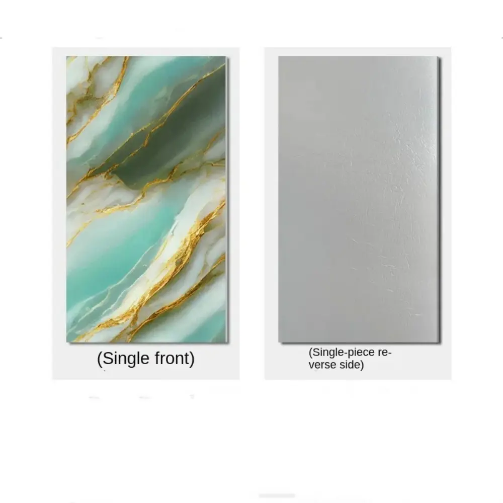 New 30x60cm Wall Stickers PVC Waterproof Marble Tiles Self Adhesive Floor Tile Sticker Bathroom Living Room