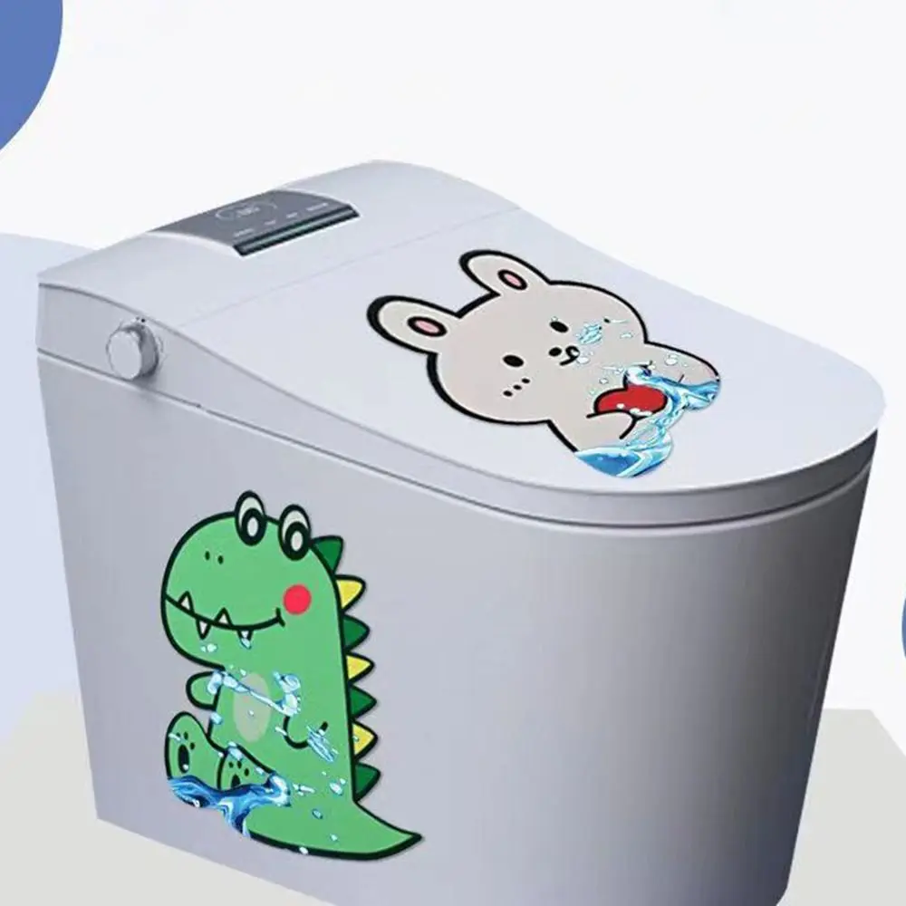 Self adhesive Toilet Deodorant Stickers Cartoon Animal Rose Lemon Jasmine Fragrant Toilet Remove Odor Stickers Plush Paper