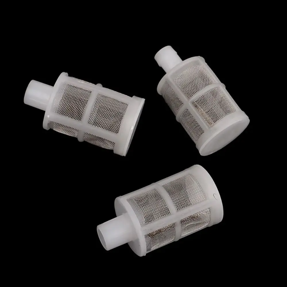 1/5Pcs Irrigation Aquarium Supplies Water Microfilter Diaphragm Pump 8mm 10mm 12mm Water Pump Net Filter Stainless Steel