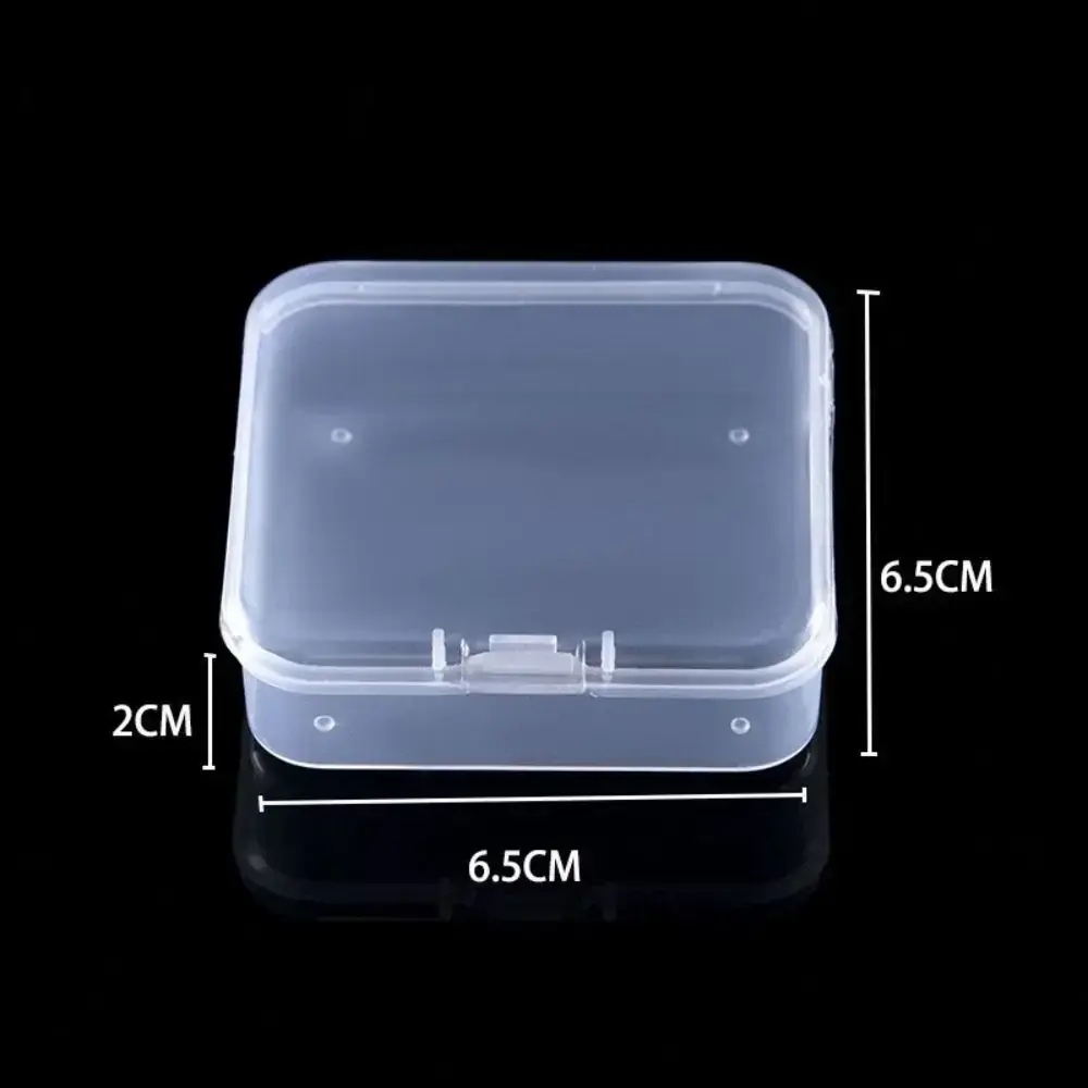 Hot Square Storage Box Transparent Durable Small Items Case Plastic Jewelry Beads Container Power Tools Holder
