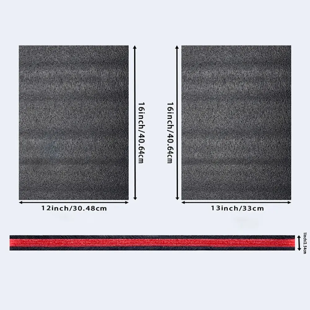 New Foam Tool Box Foam Inserts Black Red Multi-purpose Tabletop Miniatures Padding Tabletop Miniatures