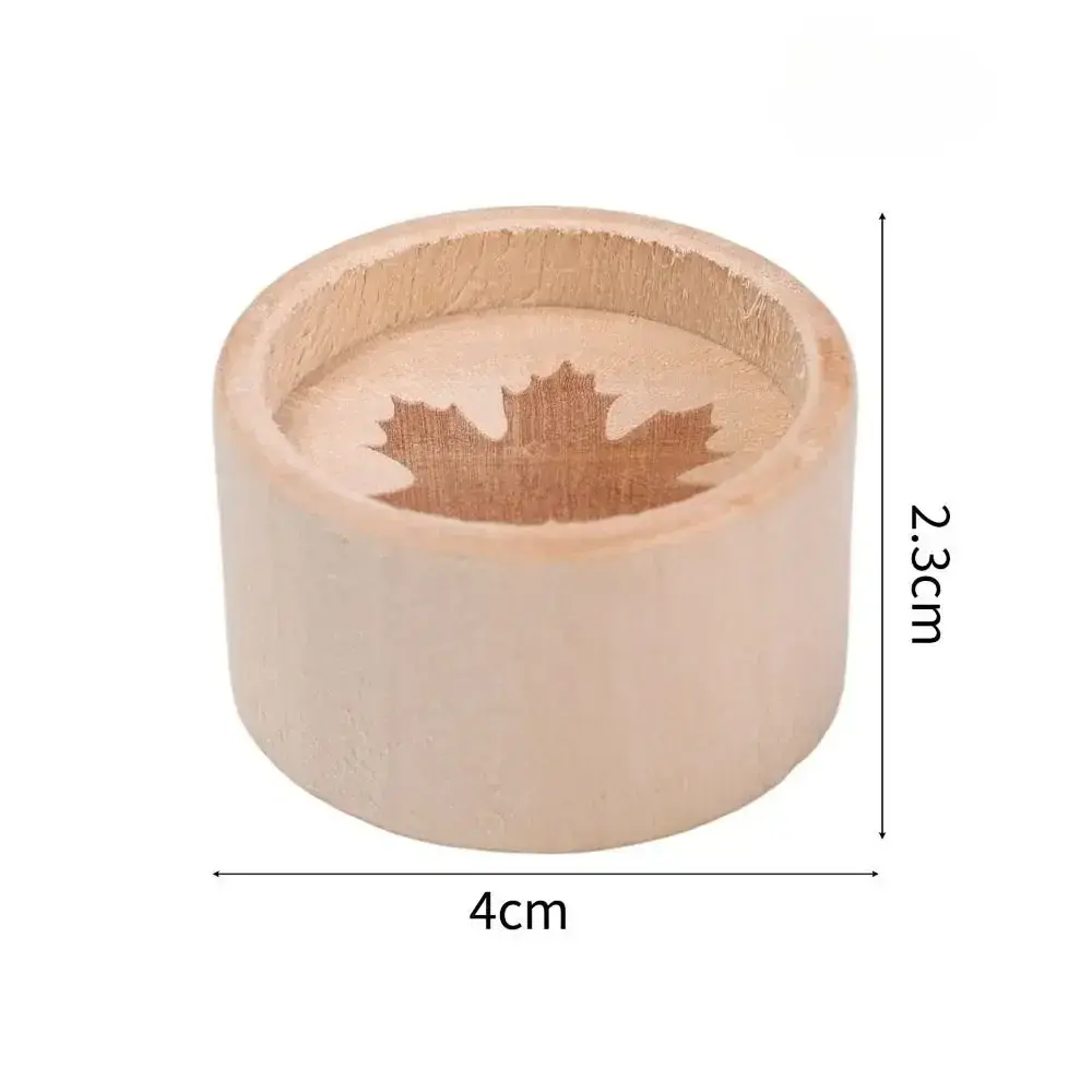 Slowly Volatile Expanded Fragrant Wood Maple Leaf Pattern Wooden Essential Oil Aromatherapy Diffuser Desktop Ornament
