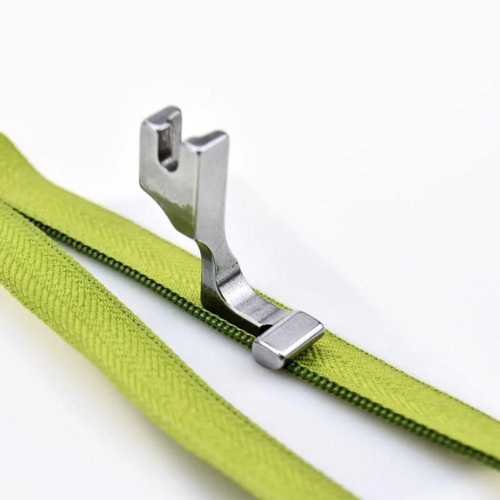 S518L/T168 Random Industrial Sewing Machine Lockstitch Flat Steel Single-Sided Invisible Zipper Presser Foot Sewing Accessories