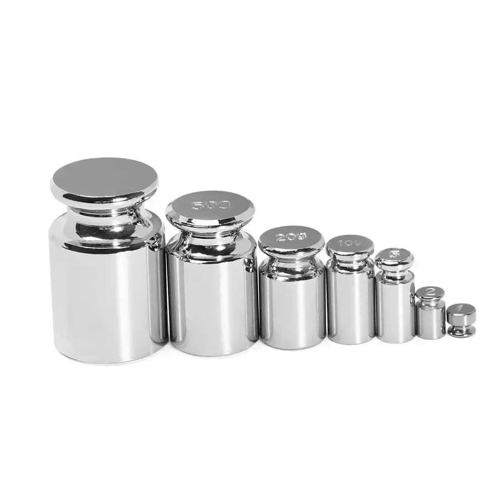 1/5pcs Hot Sale Correction Tool Weight Measurement Scale Weights Sets Weighing Scales Accurate Calibration Set Chrome Plating
