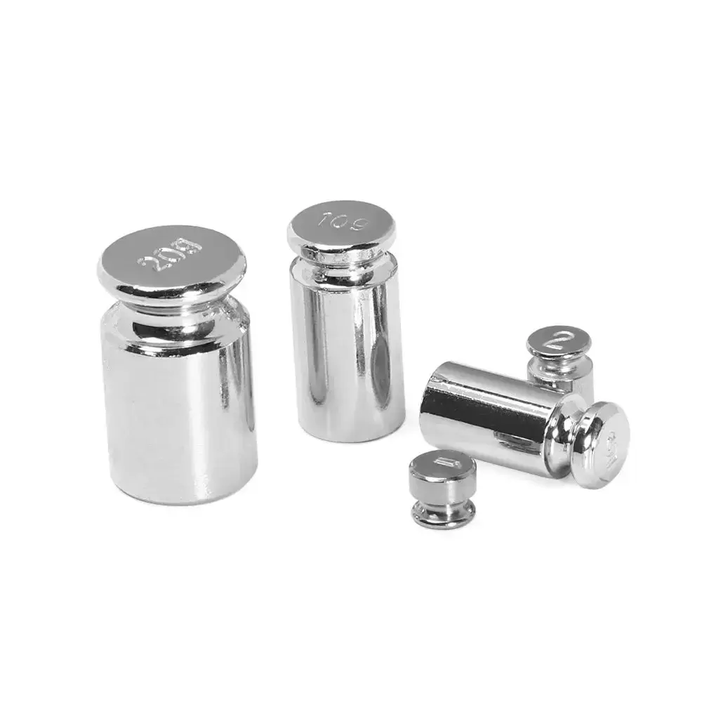 1/5pcs Hot Sale Correction Tool Weight Measurement Scale Weights Sets Weighing Scales Accurate Calibration Set Chrome Plating