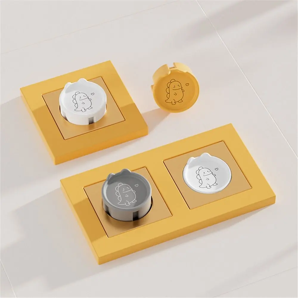 Korea Russia Europe Socket Protection Cover Silicone Dinosaur Pattern Power Socket Protection Dust Protection Cover