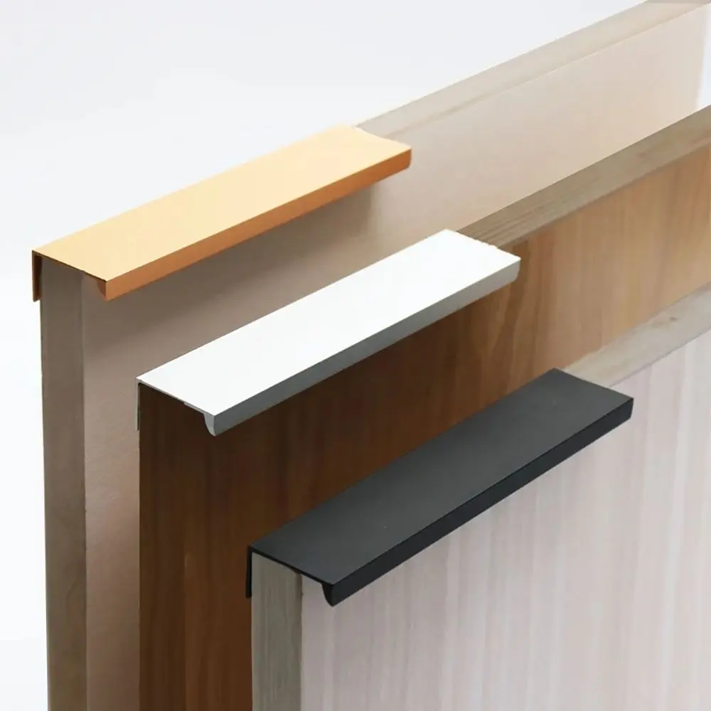 Cabinet Pulls Drawer Knobs Black Silver Orange Gold  Handles Stainless Steel Kitchen Cupboard Furniture Hardware
