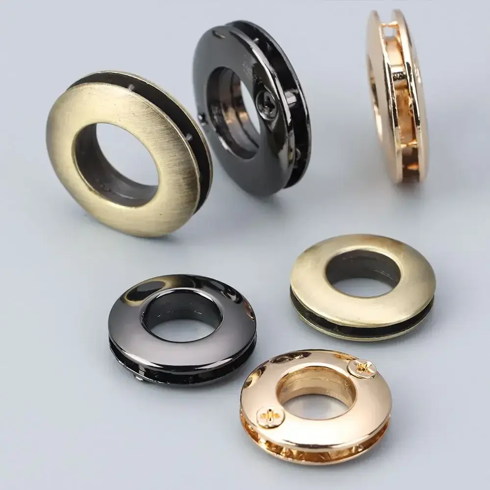 Metal Eyelet Button With Screws Alloy Grommets Leather Craft Accessories For DIY Bag Garment Shoe Clothes Jeans Decoration