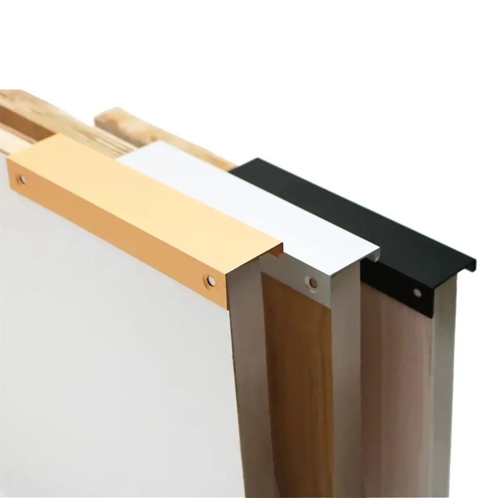 Cabinet Pulls Drawer Knobs Black Silver Orange Gold  Handles Stainless Steel Kitchen Cupboard Furniture Hardware