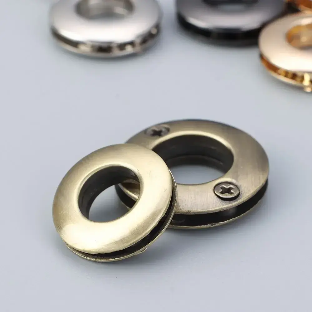 Metal Eyelet Button With Screws Alloy Grommets Leather Craft Accessories For DIY Bag Garment Shoe Clothes Jeans Decoration