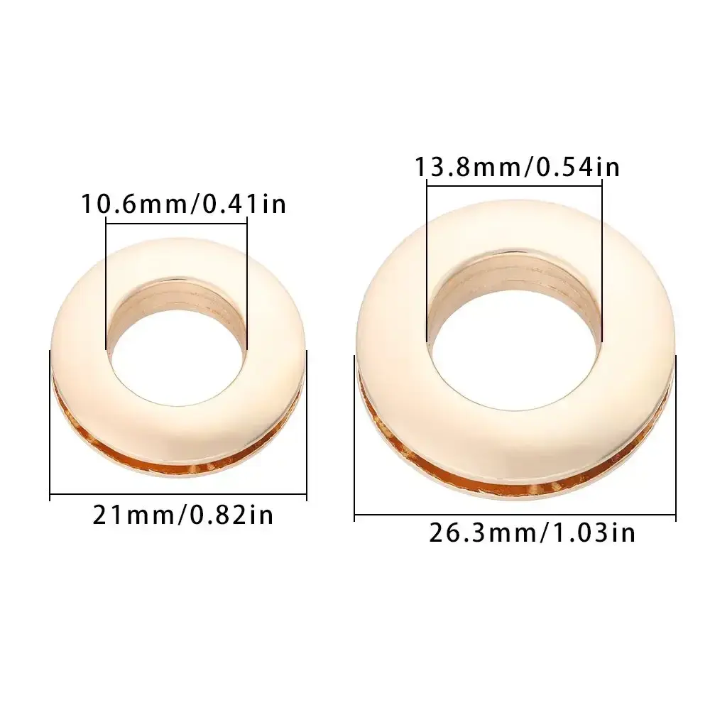 Metal Eyelet Button With Screws Alloy Grommets Leather Craft Accessories For DIY Bag Garment Shoe Clothes Jeans Decoration