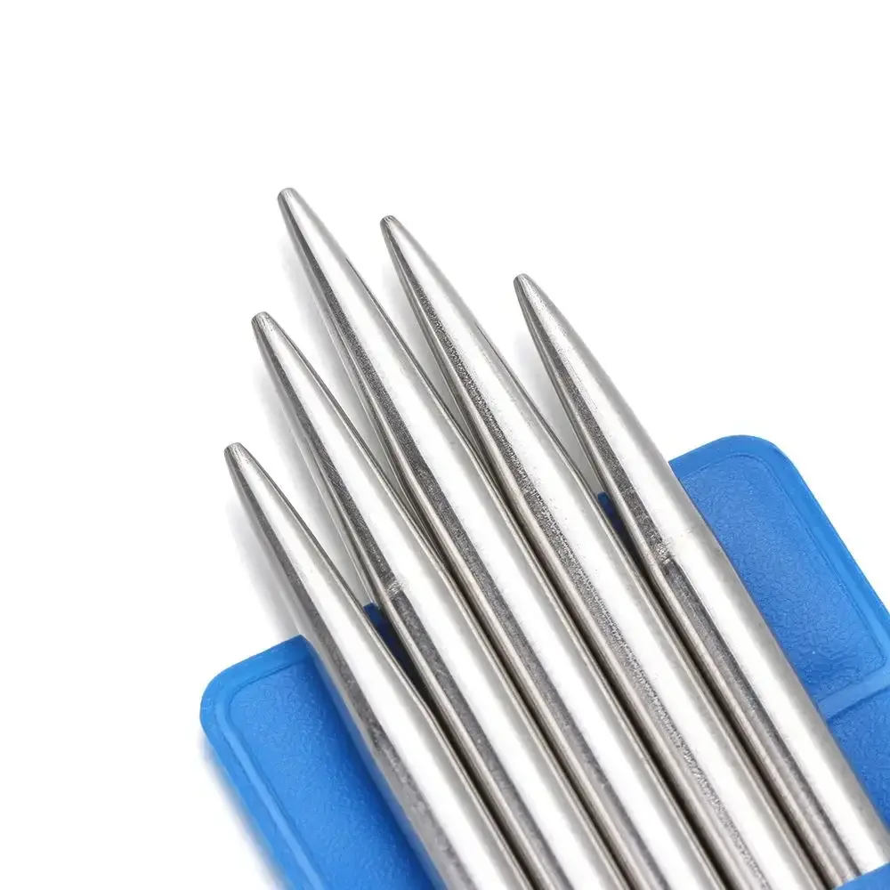 5Pcs Straight Knitting Needles Stainless Steel Crochet Hooks DIY Sweater Weave Knitting Tools Size 2-5mm Sewing Accessories