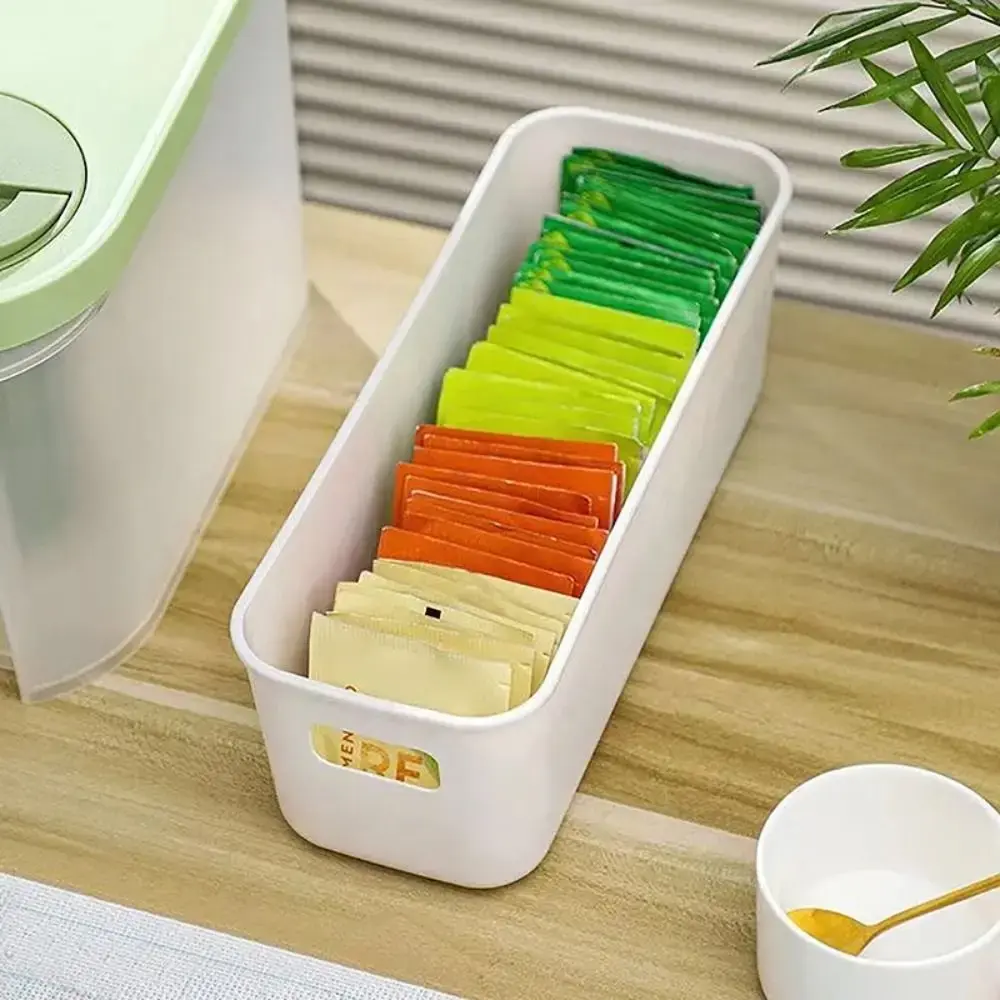 Stackable Desktop Storage Box Fruit Cosmetic Sundries Large Capacity Kitchen Organizer Bin Coverless Organizer Containers