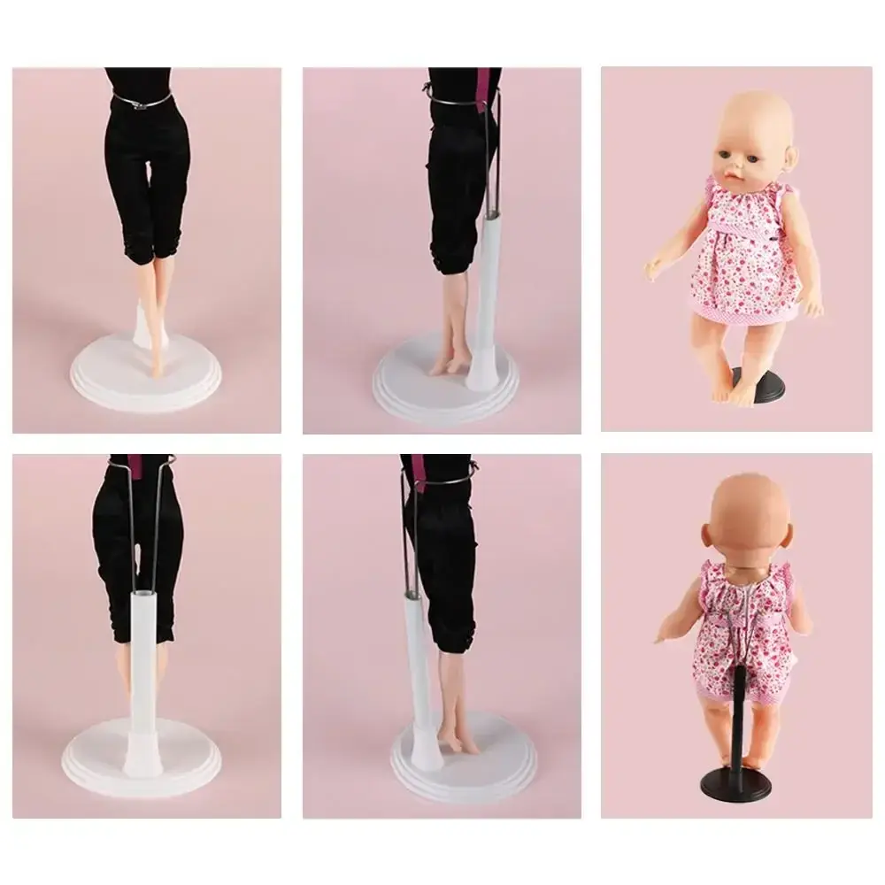 Adjustable Metal White Black Doll Dummy Puppet Wrist Stand Holder Bracket Support Dollhouse Accessories Toy Store Display