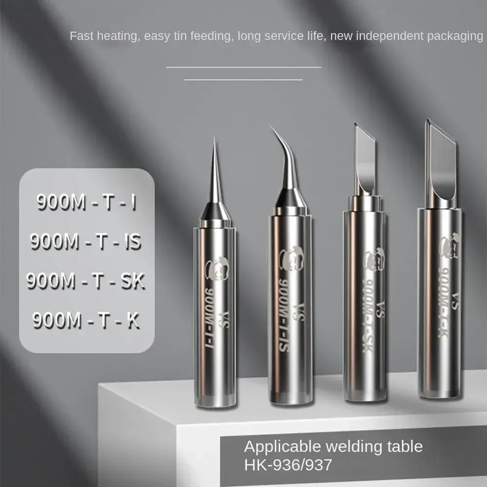 Oxygen-free Copper 936 900M Welding Tips Lead Free Durable Soldering Iron Head Solder Head 936 937 Soldering Stations