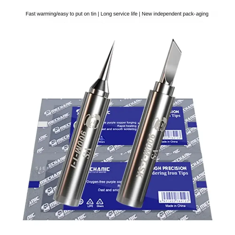 Oxygen-free Copper 936 900M Welding Tips Lead Free Durable Soldering Iron Head Solder Head 936 937 Soldering Stations