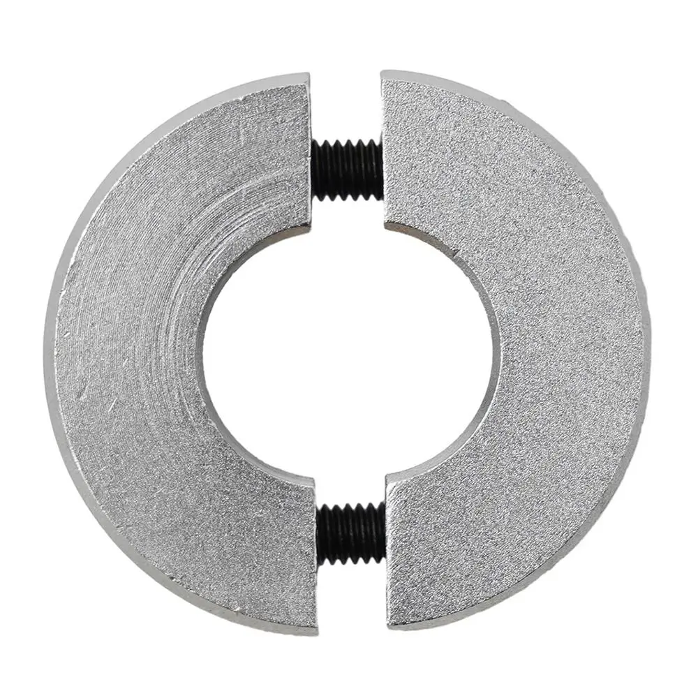 1Pcs Aluminum Alloy Fixed Locking Limit Ring 6-20mm Diameter Double Split Shaft Collar Separate Optical Axis with Screws