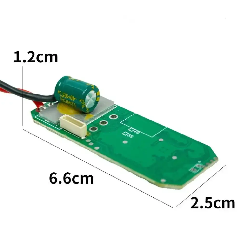 New 6.6*2.5cm Charging Drill Protection Board Metal 16.8V Circuit Board Protection ABS Drill Controller Electric tool