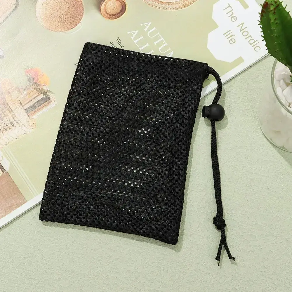 Durable Nylon Mesh Drawstring Storage Pouch Bag Multi Purpose Home Travel Outdoor Activity Pouch Laundry Bag