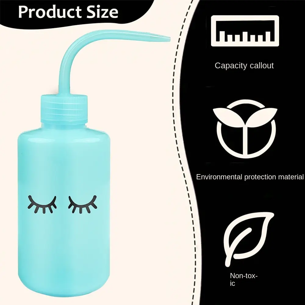 Safety Rinse 250ml Water Squirt Bottle Plastic Measurement Wash Bottle Watering Tools Squeeze Washing