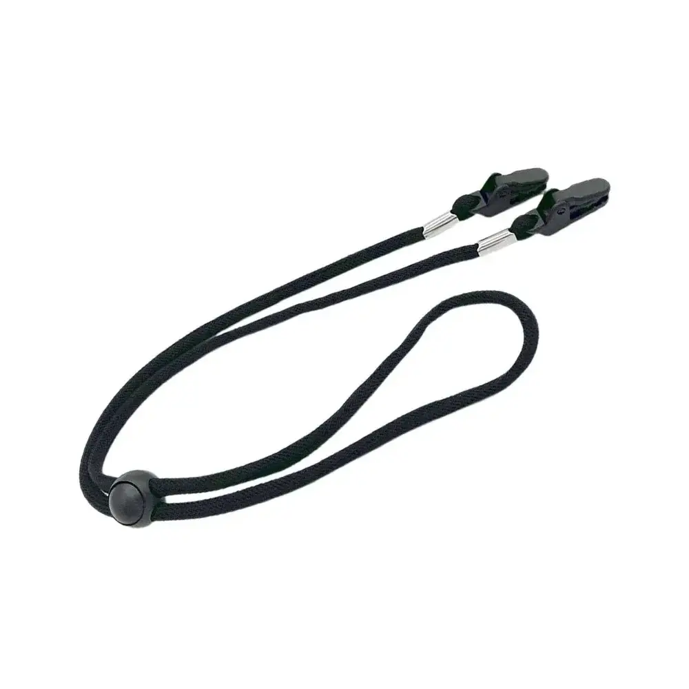 1pcs Quality Mask Lanyard Hat Retainer Hook Clips Anti-lost Windproof Hat Strap Adjustable Elastic Anti-drop Rope Sun Hat