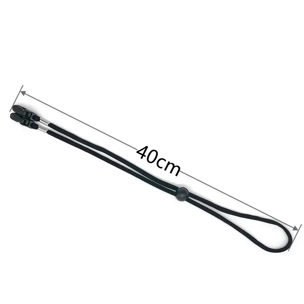 1pcs Quality Mask Lanyard Hat Retainer Hook Clips Anti-lost Windproof Hat Strap Adjustable Elastic Anti-drop Rope Sun Hat