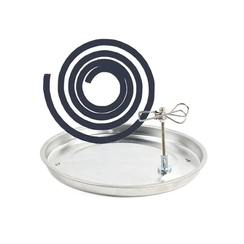 Magnetic Mosquito Coil Bracket Stainless Steel Multi-function Ash Tray Base Incense clip Home Incense Mosquito Repellent