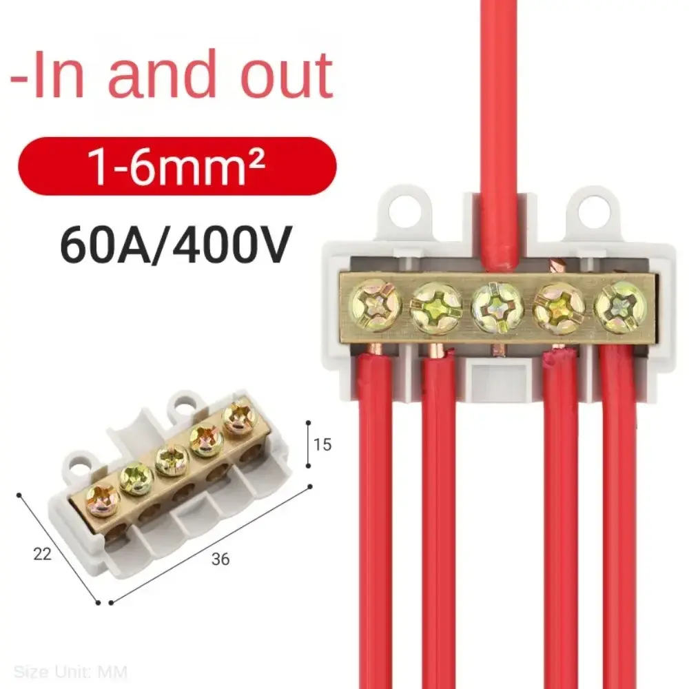 Terminal Block Locking Quick Crimp T-type Wiring Terminal Block High Power Branch Terminal Quick Wire Connector Terminal