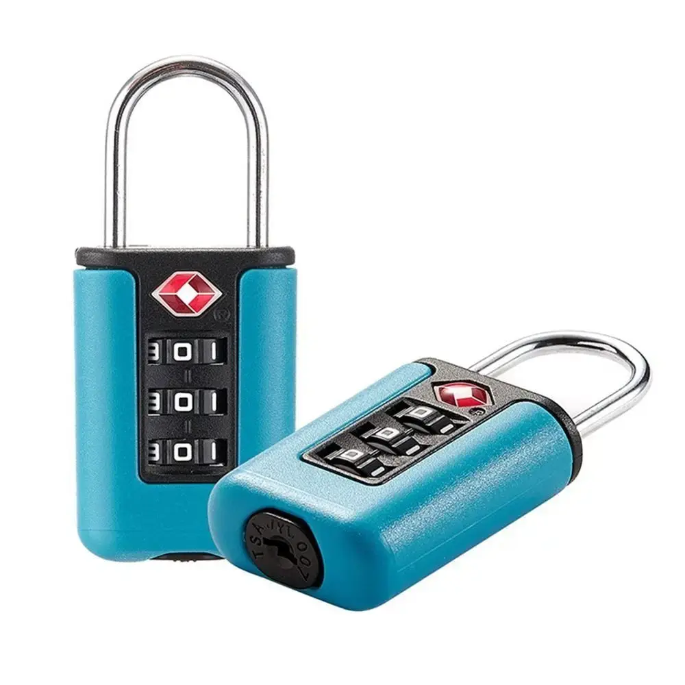 Cabinet Locker Security Tool 3 Digit Combination Lock Contrast Color Padlock Luggage Password Lock TSA Customs Code Lock