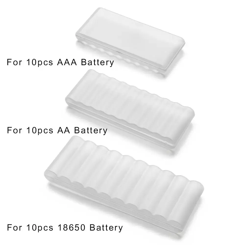 10 Slot Durable Accessories Carrying Storager Box Organizer Container Holder Case Battery Organizer For AAA/AA/18650