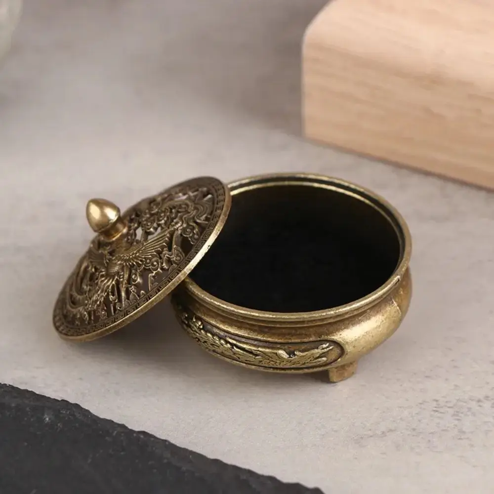 1Pcs Alloy Incense Stick Burner House Furnishings Sandalwood Buddhist Utensils Unique Home Office Decoration